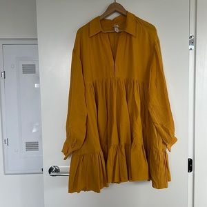 Mustard Yellow Oversize Dress